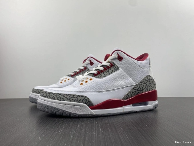 Kicked Out Shoe Store CT8532-126 Cardinal Retro 3 Red Jordan 0710